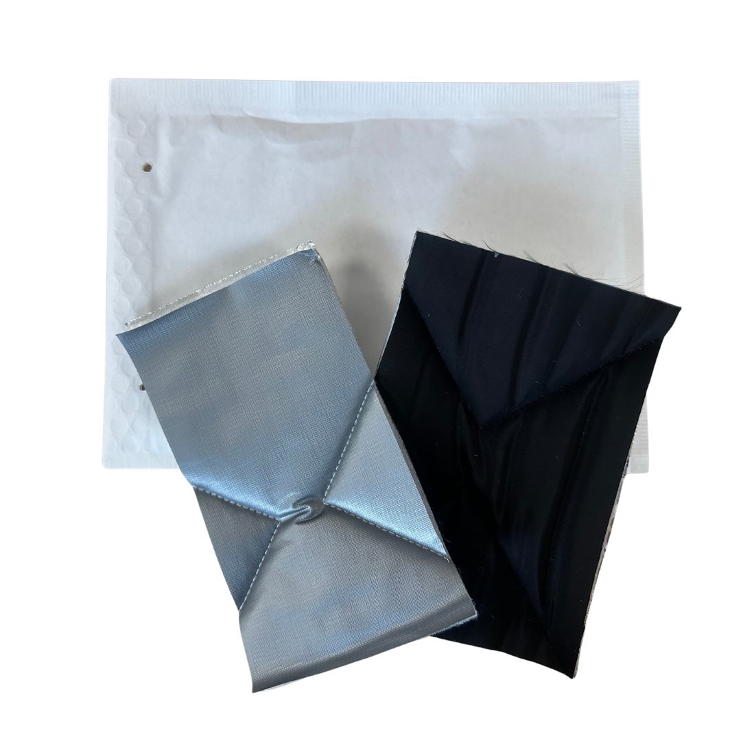 Musterlieferung Thermomatten Schwarz & Grau